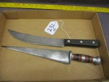 Double X Case Butcher Knife & WWII Theater Knife