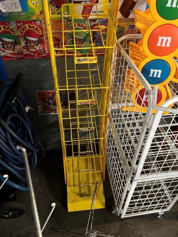 Trio Merchandise Diplay Racks includes M and Ms