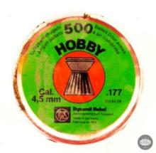Can of 500 Dynamit Nobel Hobby 4.5mm Flat Nose Pellets