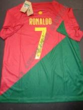 Cristiano Ronaldo  Autographed 2022-23 Home Soccer Jersey GA coa