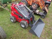 EGN 380 Mini Ride On Skid Steer, 23 Hp V Twin Gas Engine, 46" Dingo Style Q