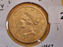 ** Semi-Key GOLD! 1855-O Liberty Head Gold Ten Dollars