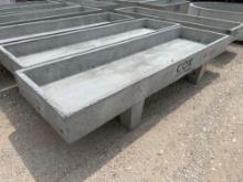 Cox 10' Concrete Feed Trough - ONE PER LOT