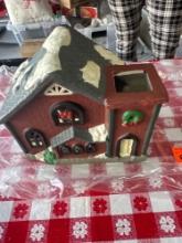 Hand painted christmas house