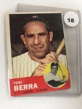 1963 Topps Yogi Berra #340