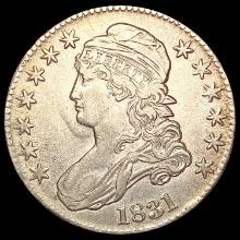 1831 Capped Bust Half Dollar ABOUT UNCIRCULATED