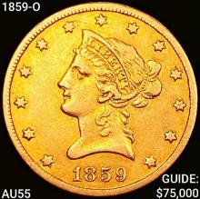1859-O $10 Gold Eagle HIGH GRADE