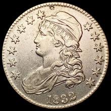 1832 Sm Letters Capped Bust Half Dollar CLOSELY UN