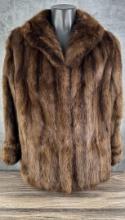 Vintage I.B. Fox Russian Sable Fur Coat Jacket