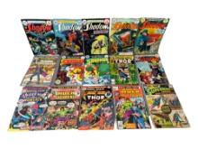 VINTAGE COMIC BOOK COLLECTION SHADOW SUPERMAN DC COMICS LOT 15