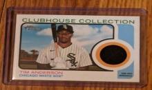 2022 Topps Heritage Clubhouse Collection Relics - Tim Anderson #CCR-TA White Sox
