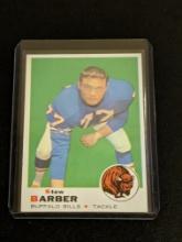 1969 Vintage Topps Football Stew Barber Buffalo Bills #242