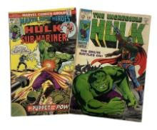 Vintage Marvel Comics - The Incredible Hulk No.53 and No.112