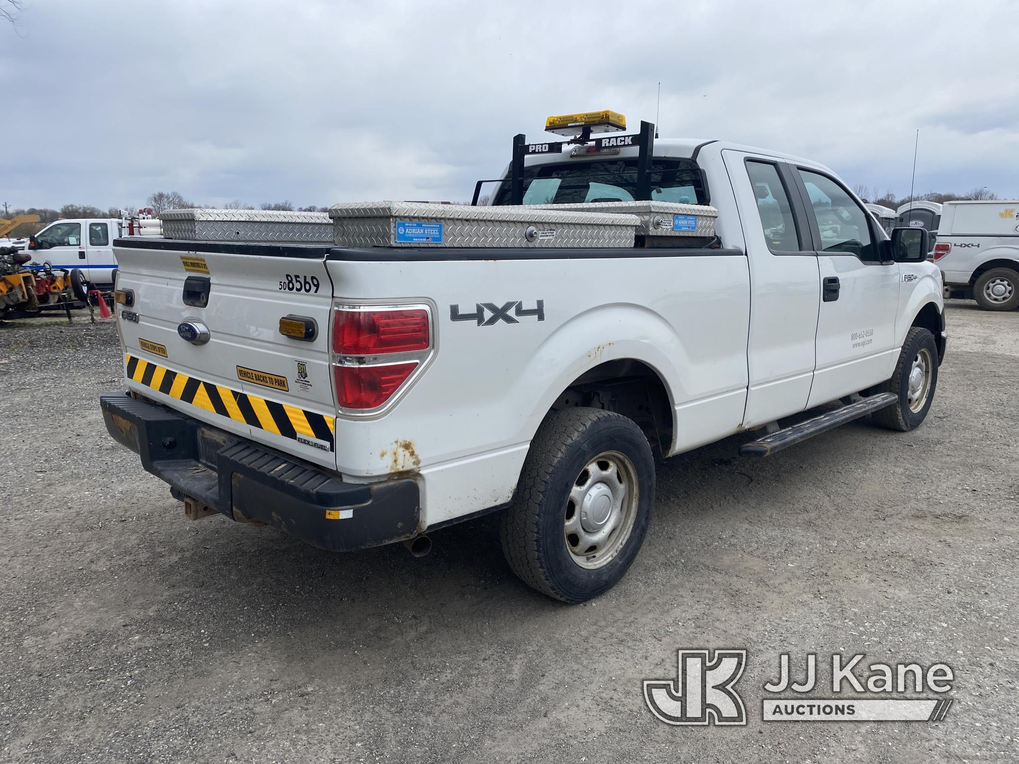 (Plymouth Meeting, PA) 2013 Ford F150 4x4 Extended-Cab Pickup Truck Runs & Moves, Check Engine Light