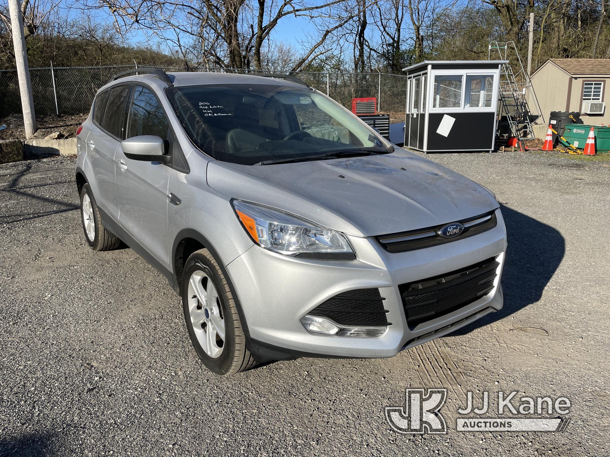 (Plymouth Meeting, PA) 2016 Ford Escape 4x4 4-Door Sport Utility Vehicle Runs & Moves, Minor Body &