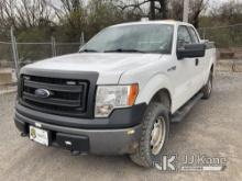 2013 Ford F150 4x4 Extended-Cab Pickup Truck Runs & Moves, Body & Rust Damage, Missing Rear Seat