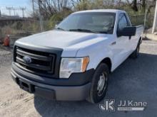 2013 Ford F150 Pickup Truck Runs & Moves, Power Steering Issues, Body & Rust Damage