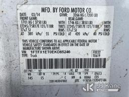 (Plymouth Meeting, PA) 2014 Ford F150 4x4 Extended-Cab Pickup Truck Seller States Needs New Motor, B