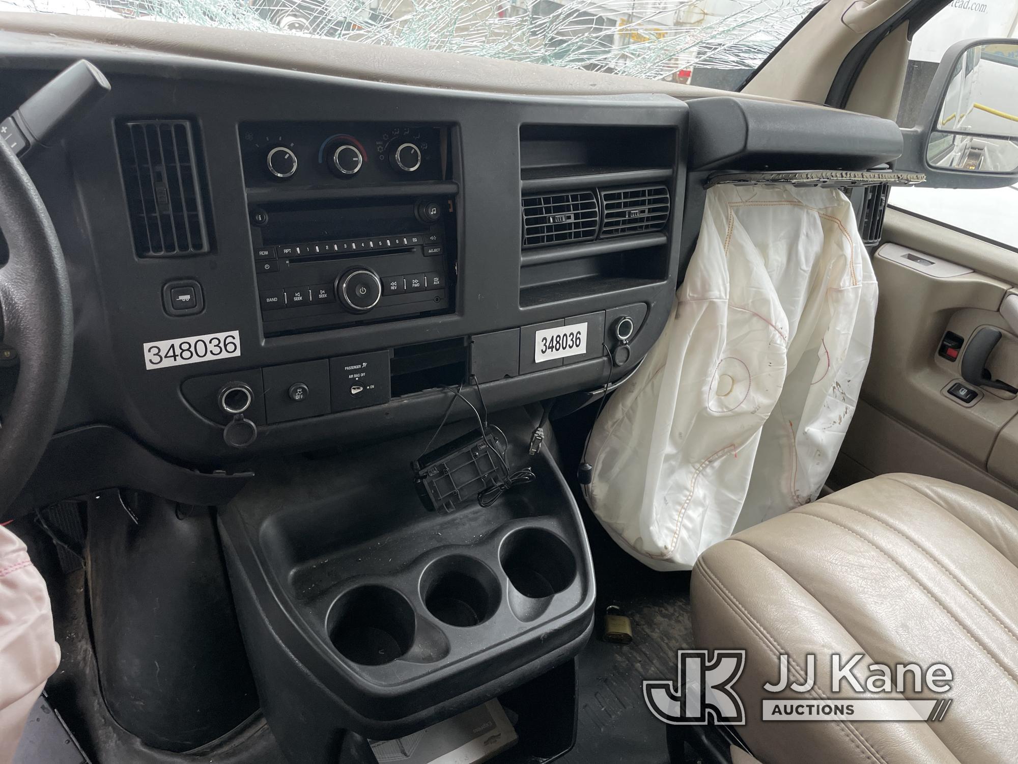 (Plymouth Meeting, PA) 2013 Chevrolet Express G3500 Cargo Van Wrecked Air Bags Deployed, Not Running