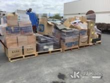 5 Pallets Of Plastic Office Dividers & Furniture (Used) NOTE: This unit is being sold AS IS/WHERE IS