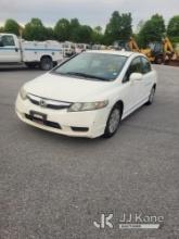 2010 Honda Civic 4-Door Sedan CNG Only) (Runs & Moves, Rust & Body Damage) (Inspection and Removal B