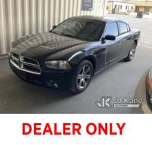 2012 Dodge Charger Police Package 4-Door Sedan Runs & Moves, Rear Bumper Body Damage, Needs Drive Cy