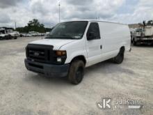 2010 Ford E250 Cargo Van No Key, Not Running, Condition Unknown, Body Damage