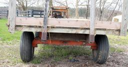 Flatbed Hay Wagon, approx. 8' x 16'