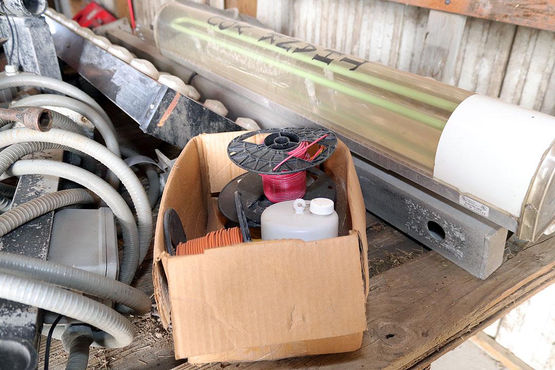 Contents on Wagon including hand tools and other misc. items, wagon not included