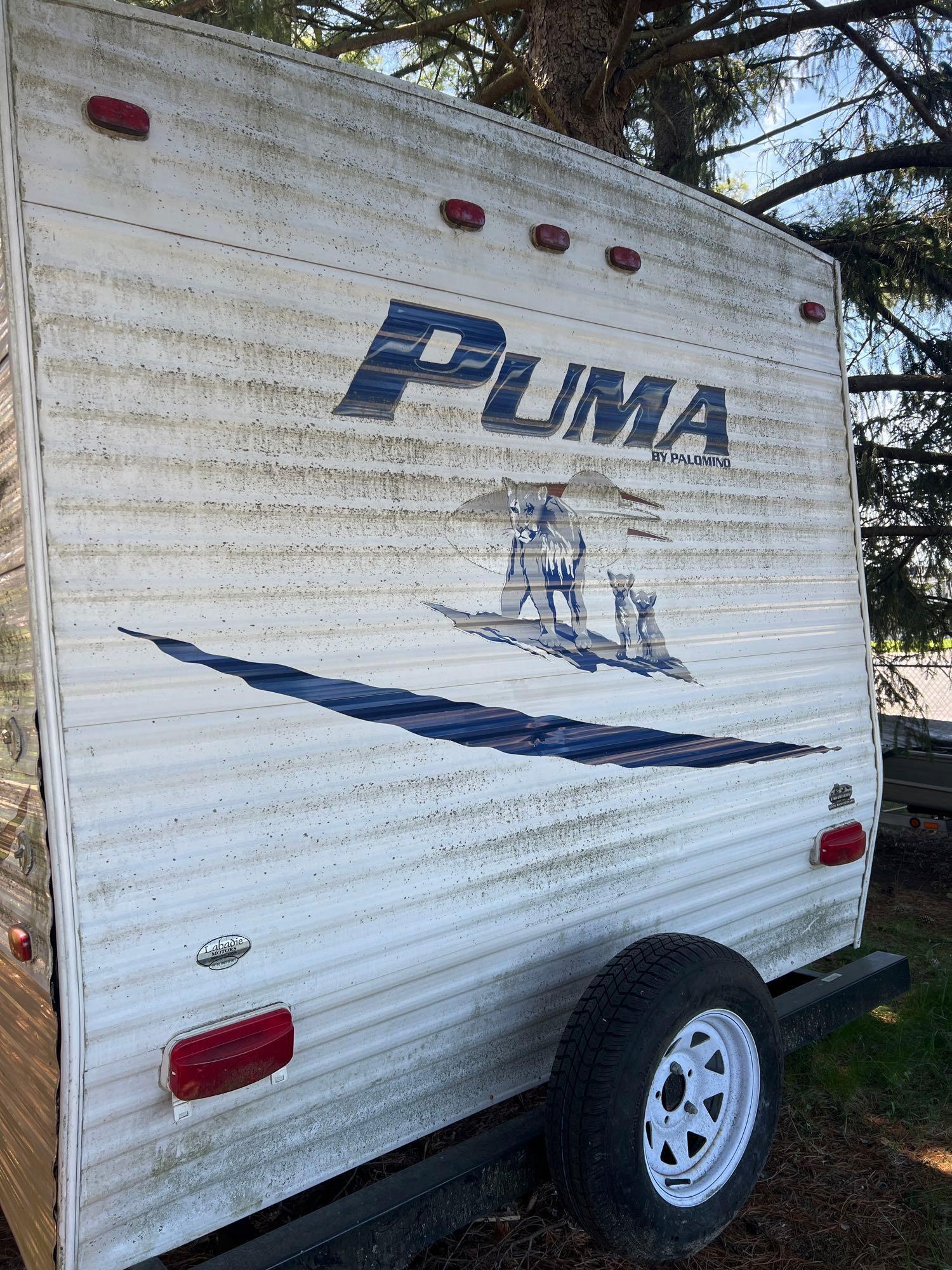 2008 Puma by Palomino 19 ft travel trailer camper READ DESCRIPTION