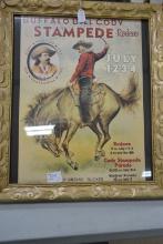 28"x 23" Framed Print No. 159 of Buffalo Bill Cody