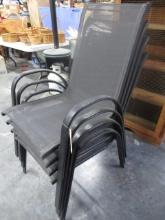 4 STACK OUTDOOR CHAIRS