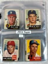 (32) 1953 Topps Baseball Cards