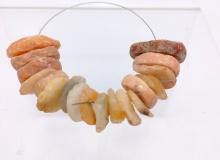 Ancient Quartz Disc Beads