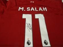 Mohamed Salah of Liverpool signed autographed soccer jersey PAAS COA 473