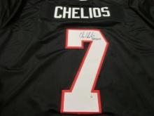 Chris Chelios of the Chicago Black Hawks signed autographed hockey jersey PAAS COA 143