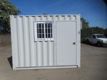 2024 10' SHIPPING CONTAINER W/ SIDE DOOR (UNUSED)