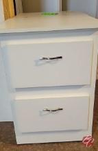 NEW Solid Wood White 2-Door End Cabinets 44-1/4"