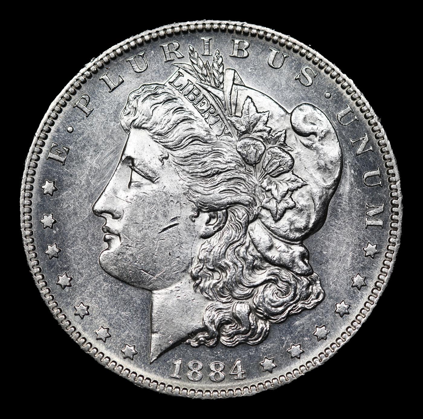 ***Auction Highlight*** 1884-s Morgan Dollar $1 Graded Select Unc+ PL By USCG (fc)