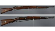 Two South American Military Contract Steyr Model 1912 Rifles