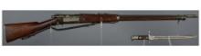 U.S. Springfield Armory Model 1896 Rifle with Bayonet