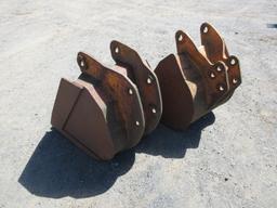 (2) Case 580 Backhoe Buckets