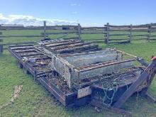 Steel Flatbed Trailer With Racks