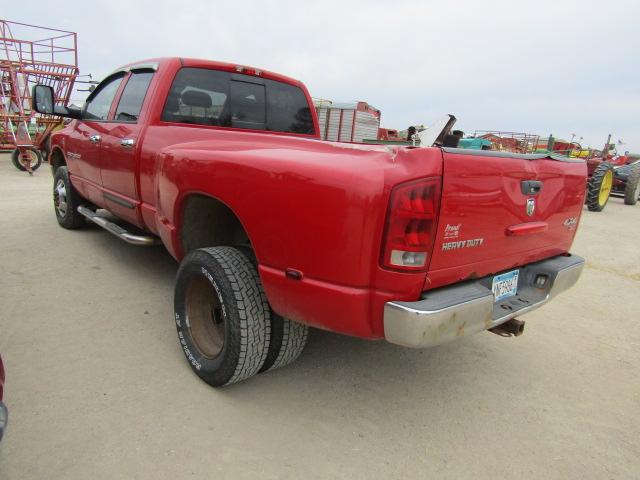 508. 212-251, 06 DODGE ONE TON DUALLY, 4 X4 NOT WORKING, RUNS, AT, SHOWS 18