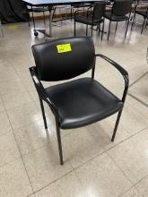 Chairs - Black Steelcase Stackable Model 4754412M