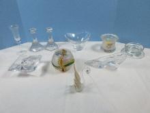 Lot Crystal Miller Rogaska Tea Light Candle Holder, Bleikristall Germany Hand Cut Crystal