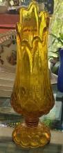 Amber Glass Vase $1 STS