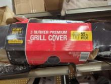 Premium Grill Cover 55 in., Appears to be Used in Open Box Retail Price Value $40, The use of a