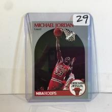 Collector 1990 NBA Hoops Basketball Sport Trading card Michael Jordan #65 Basketball Sport Card