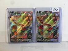 Lot of 2 Pcs Collector Pokemon VMAX Meowth Hp300 G-Max Gold Rush Pokemon TCG Cards - See Photos